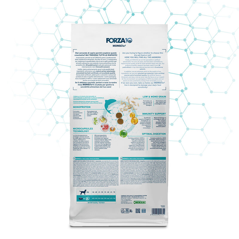 Forza10 MonoDiet Dog Maxi al Pesce 12 kg