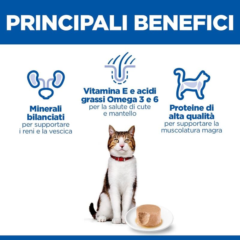 Hill's Science Plan Mature Adult Mousse per gatti anziani con Pollo 85 gr