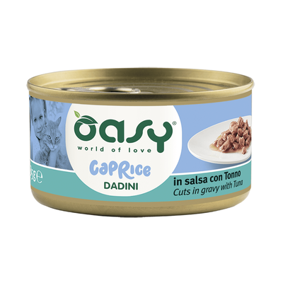Oasy Caprice Cat Dadini in salsa con Tonno 85 gr