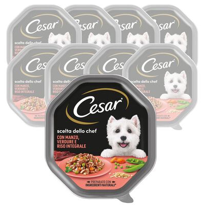 Cesar Dog Scelta dello Chef con Manzo Riso e Verdure 150 gr