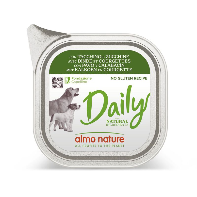 Almo Nature Daily Dog Adult Tacchino e zucchine 100gr