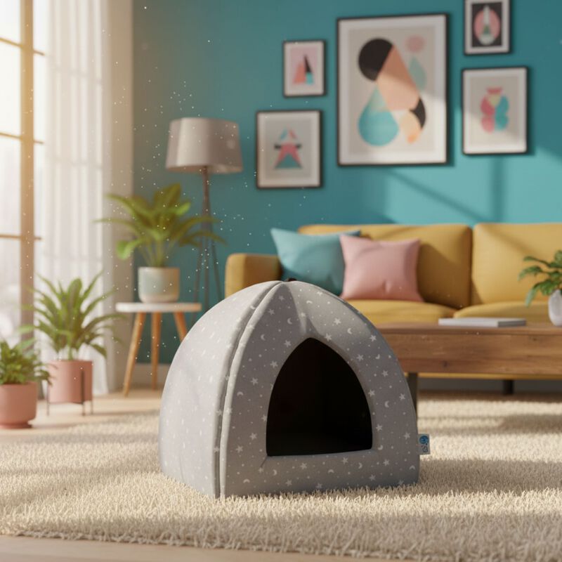 Petup Linea Cuccioli Igloo Cielo Stellato 40x40 cm