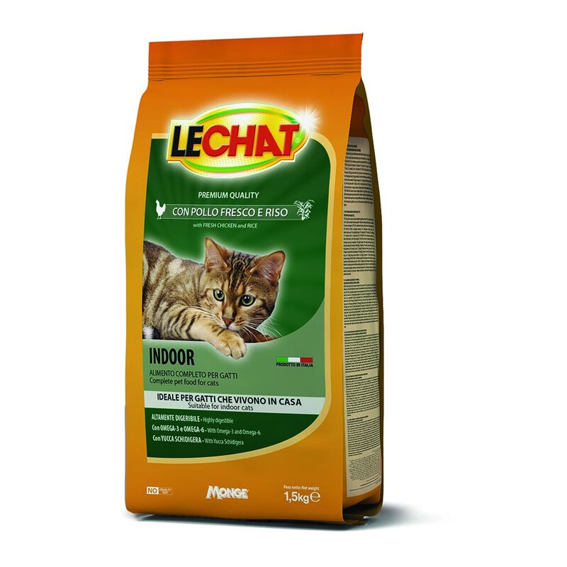 Le Chat Indoor gatti sterilizzati con Pollo e Riso 1,5 kg