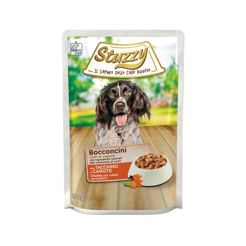 Stuzzy Dog Bocconcini con Tacchino e Carote 100 gr