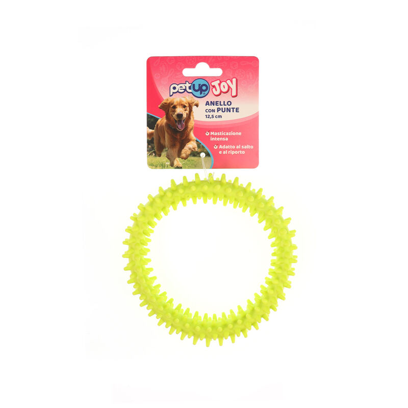 Petup Joy Anello per cani in TPR con punte 12,5 cm