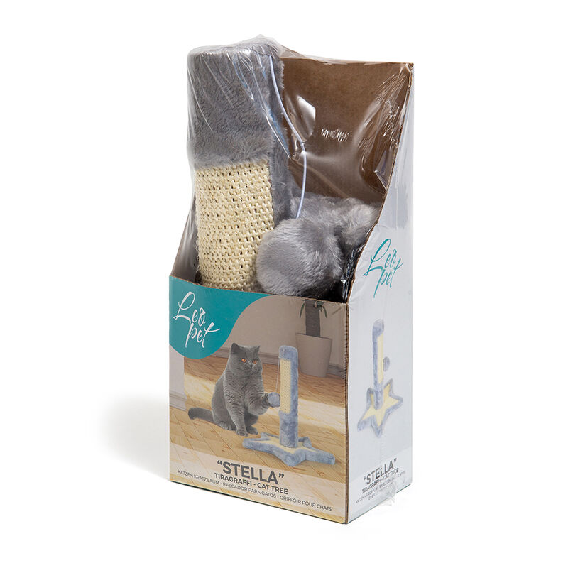 Leo Pet Tiragraffi Stella 29x29x30cm Grigio