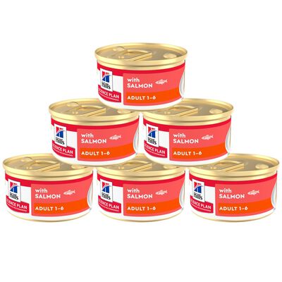 Hill's Science Plan Mousse per gatti adulti con Salmone 85 gr