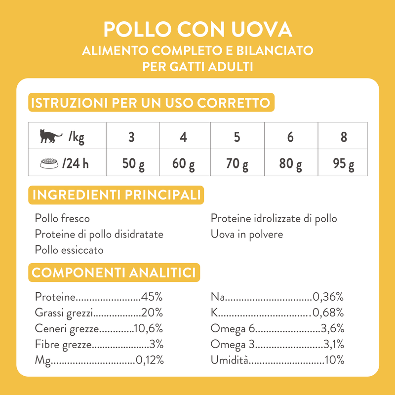 Schesir Born Carnivore Cat Adult Pollo con Uovo 255gr