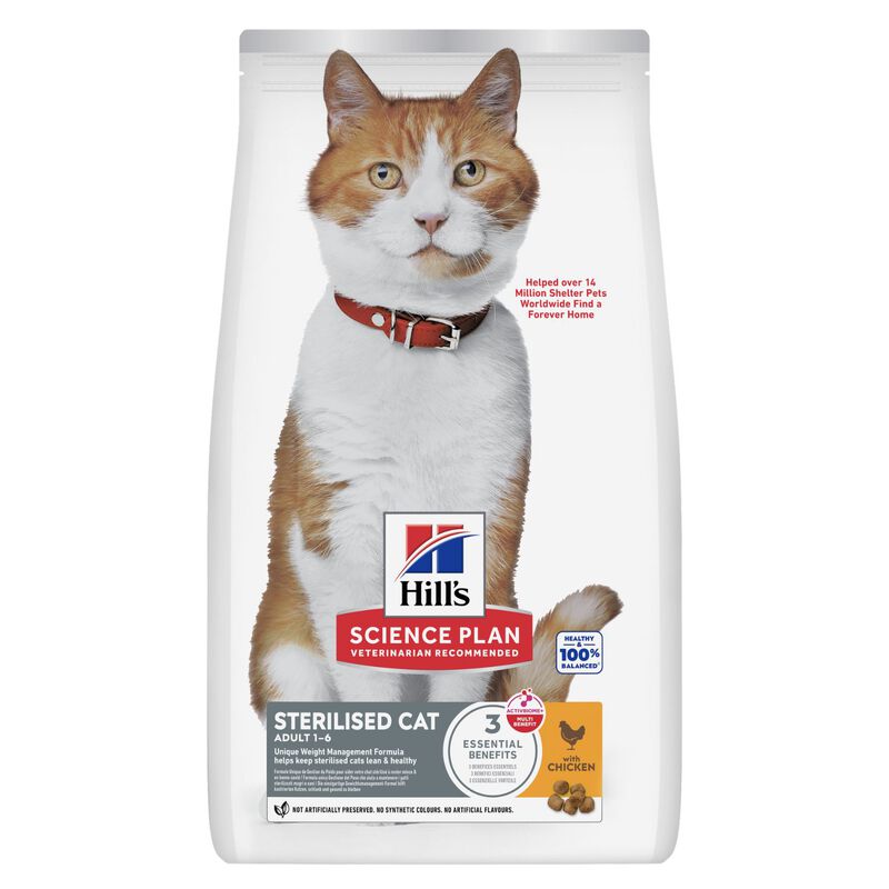 Hill's Science Plan Cat Adult Sterilised al Pollo7 kg