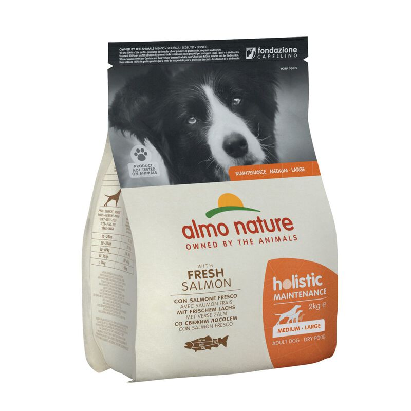 Almo Nature Holistic Dog Adult M-L con Salmone 2 kg