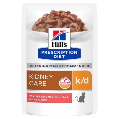 Hill's Prescription Diet Cat k/d Kidney Care Renal con Salmone 85 gr