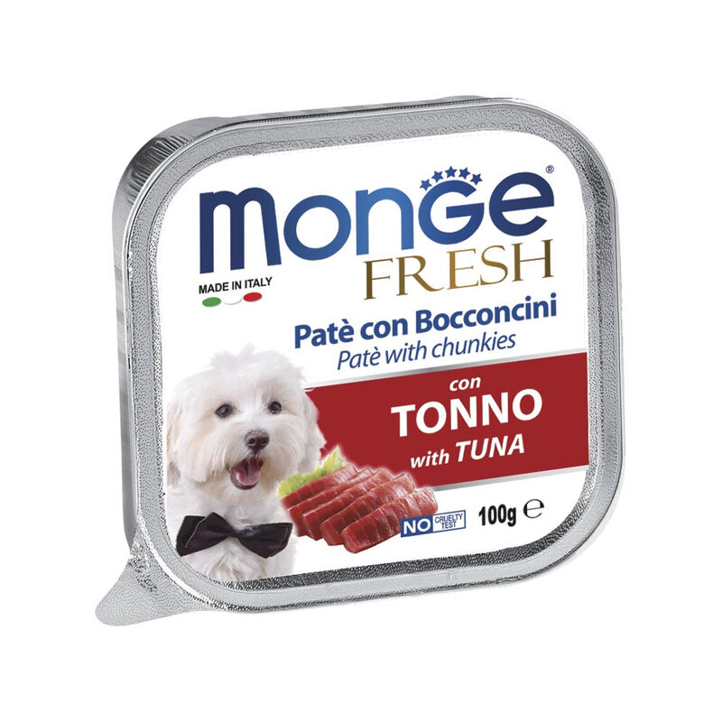 Monge Fresh Dog Adult Paté con Bocconcini con Tonno 100 gr