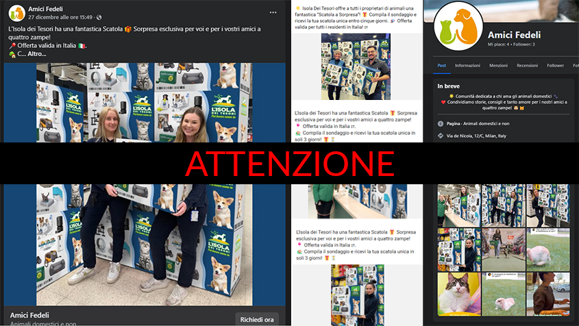ATTENZIONE: concorso non autorizzato da L'Isola dei Tesori