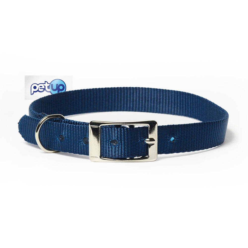 petup collare nylon blu petup collare nylon blu