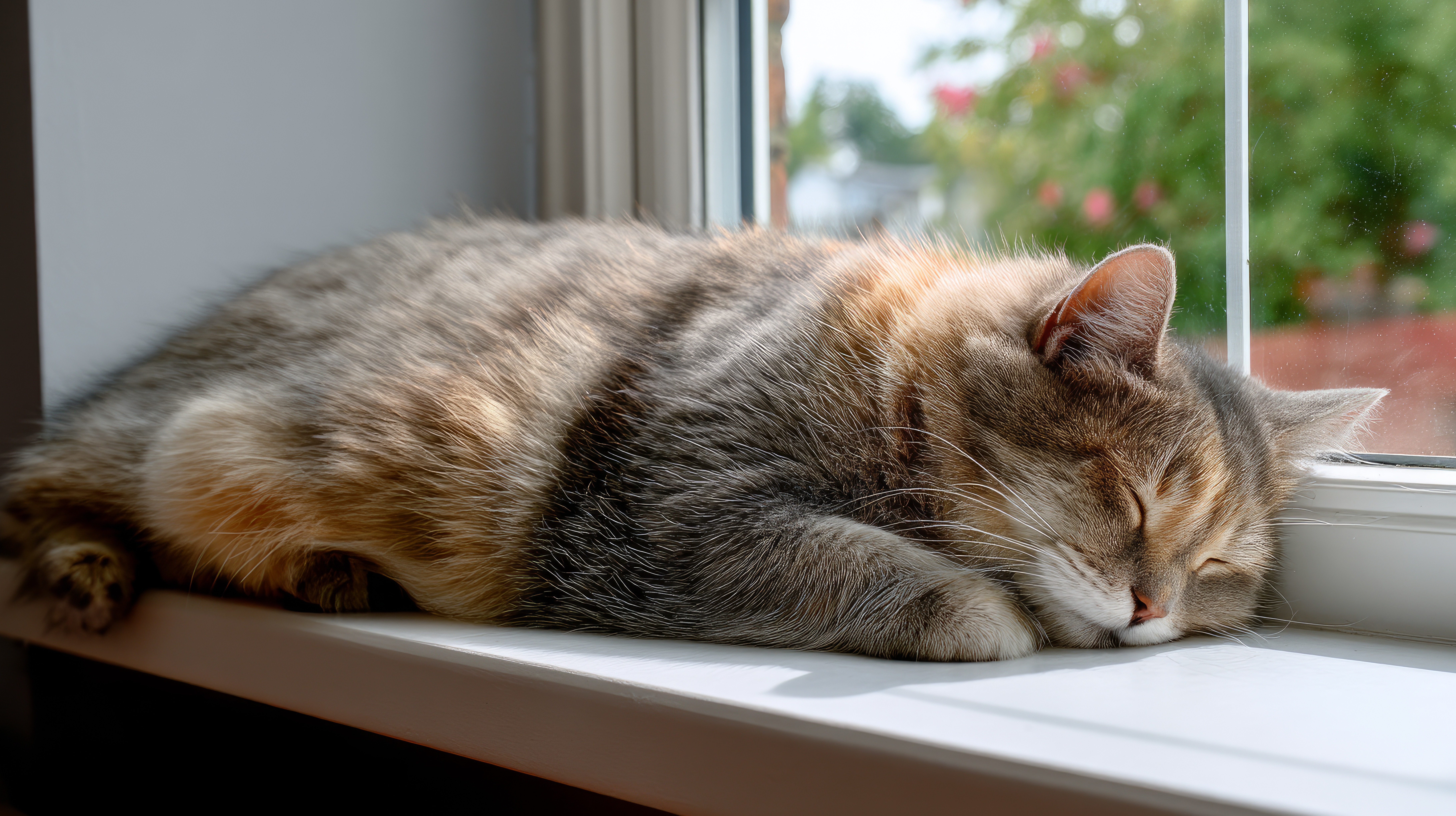 gatto riposo cambio di stagione