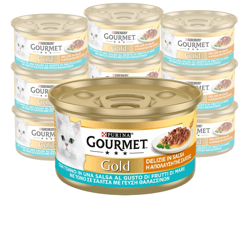 Gourmet Gold Cat Adult Delizie in Salsa Tonno 85 gr