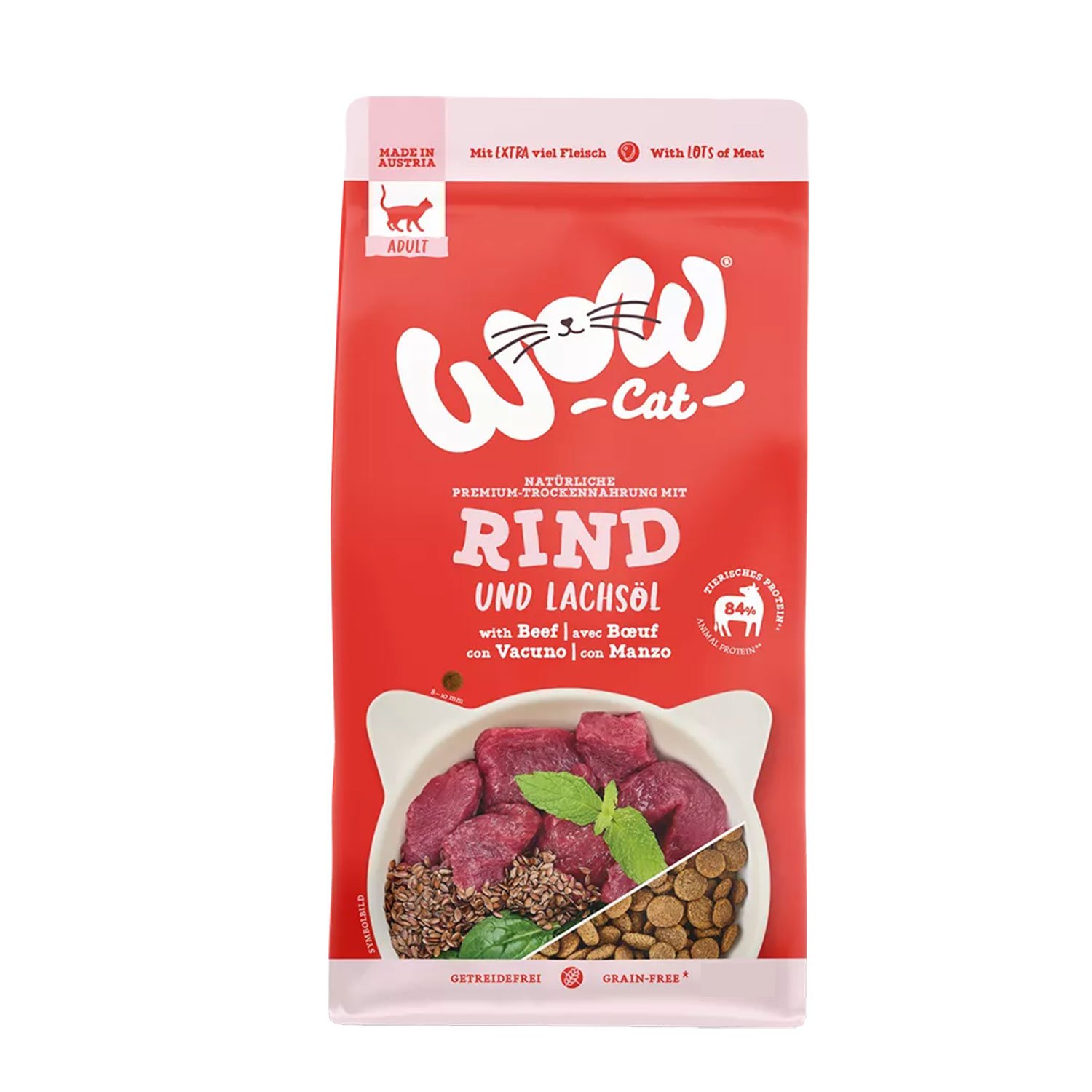 Wow Cat Adult Manzo 2 kg