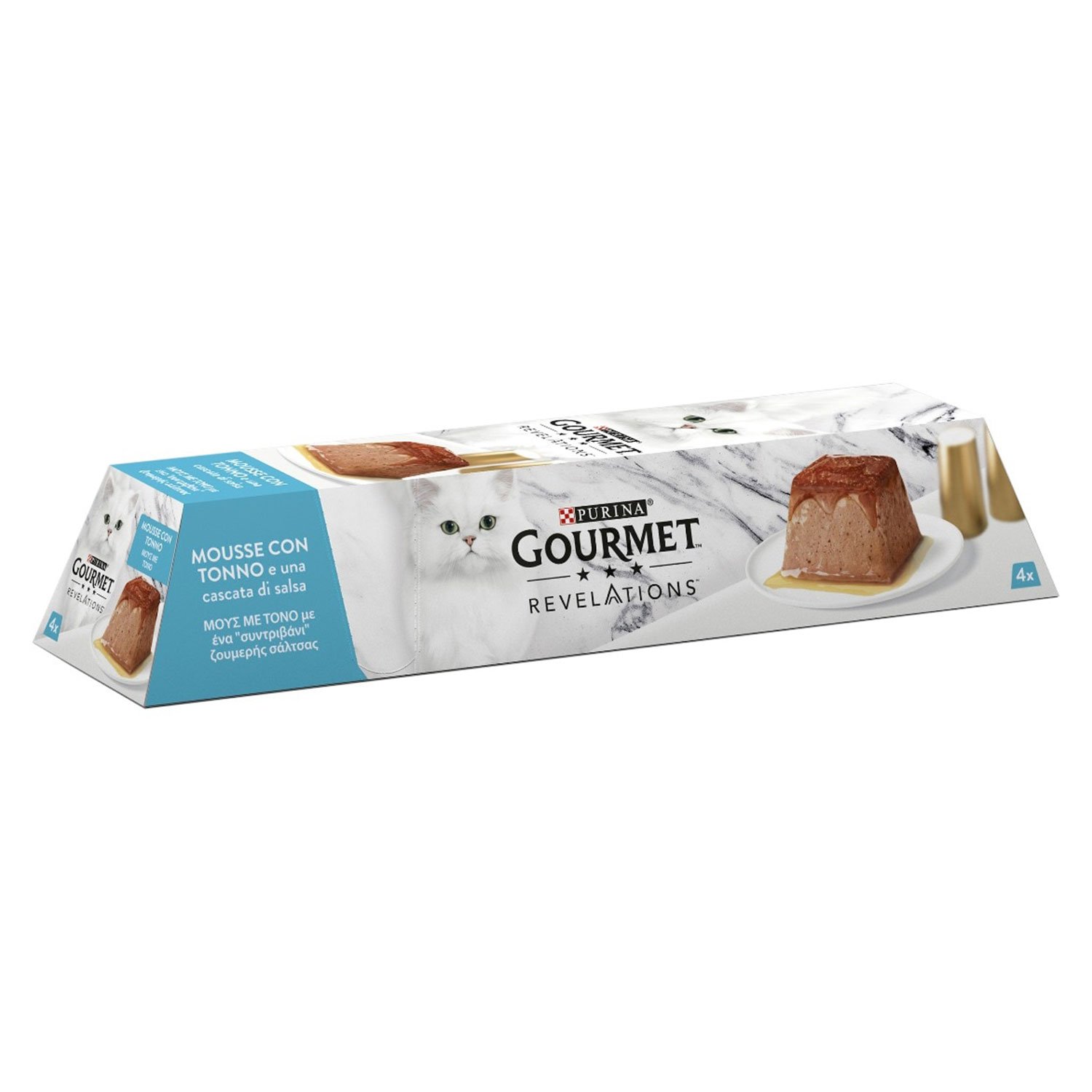Gourmet Revelation Cat Mousse con Tonno 4x57 gr