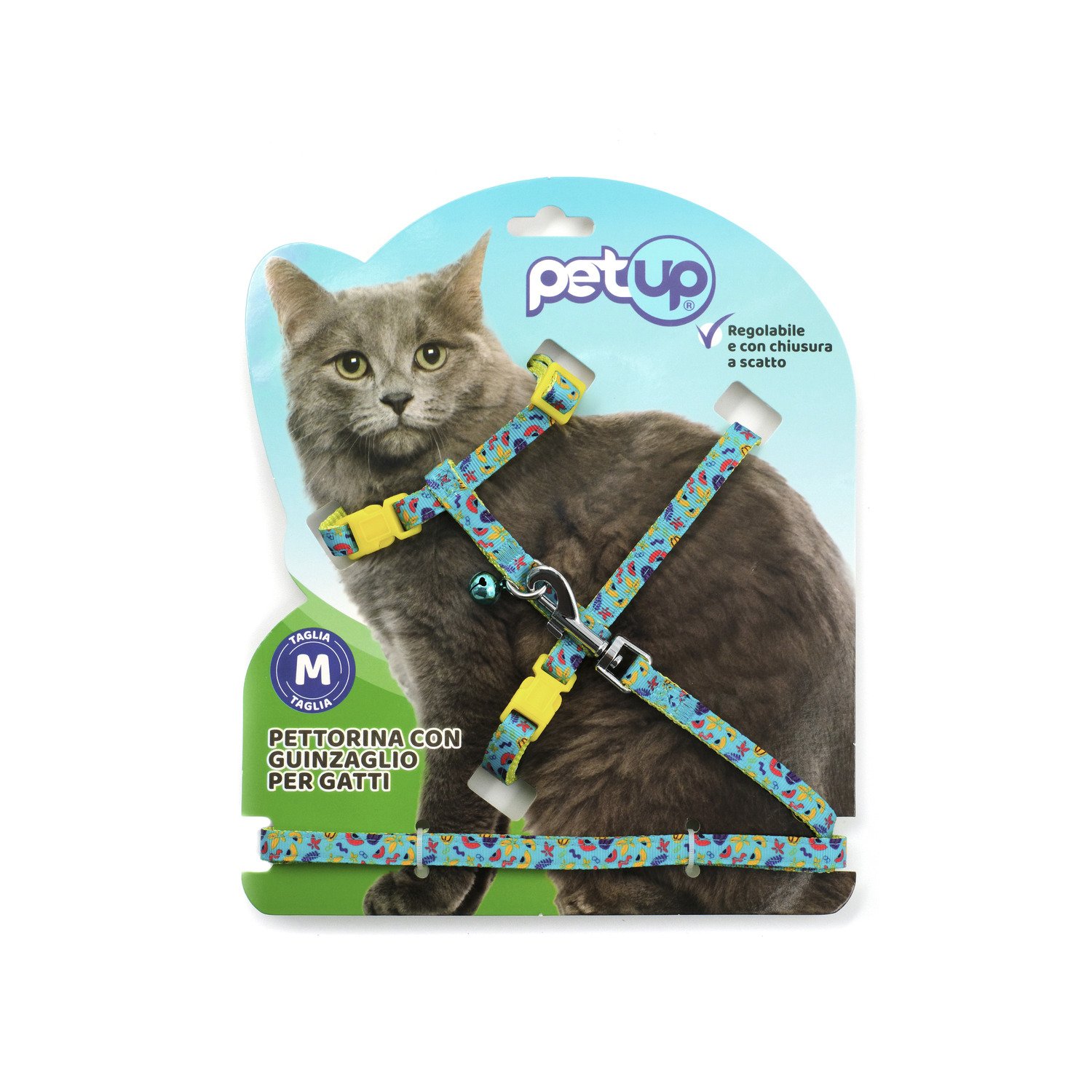 Petup Pettorina con Guinzaglio 10mm Mix Rosa