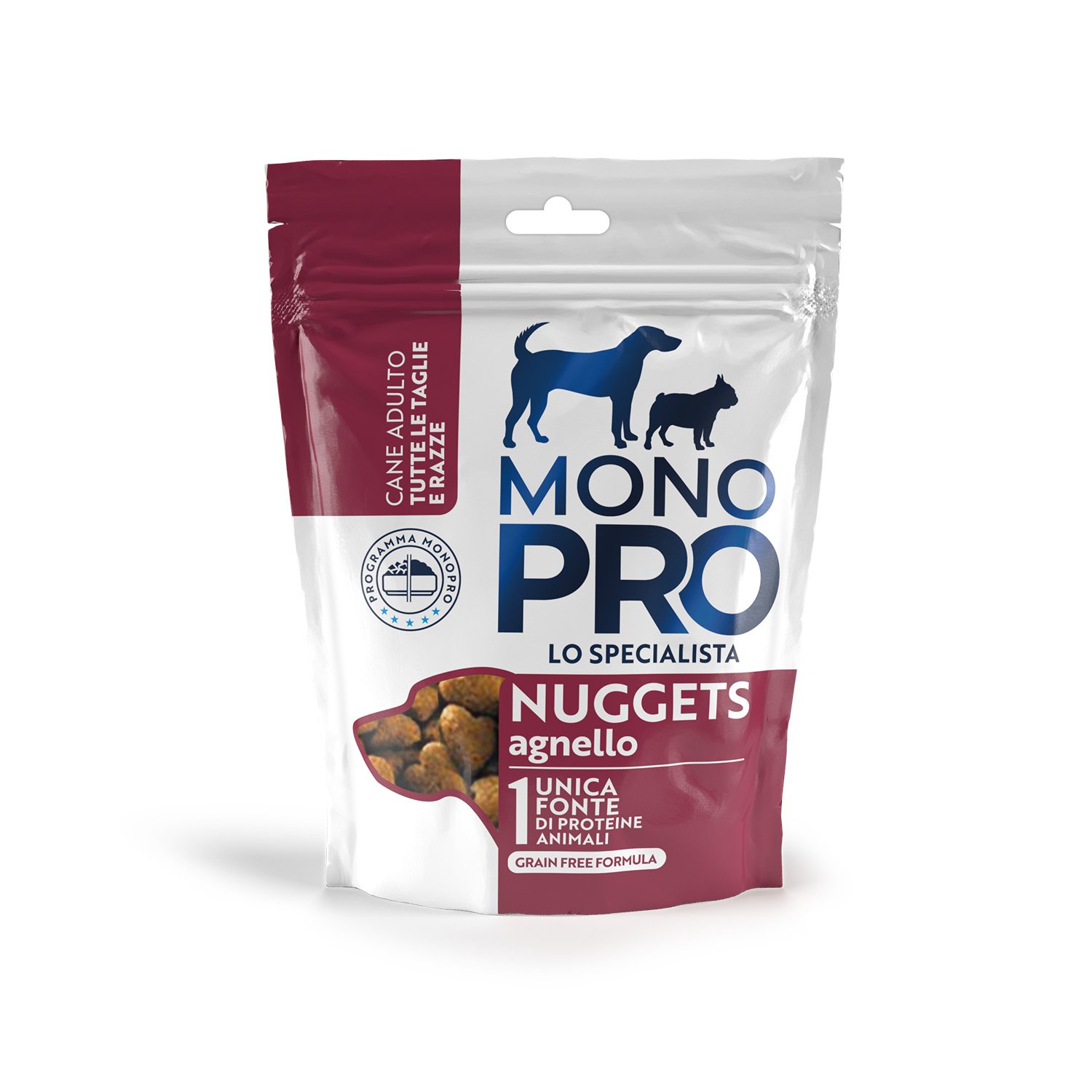 Monopro Dog Adult All breeds Snack Nuggets Agnello 80gr