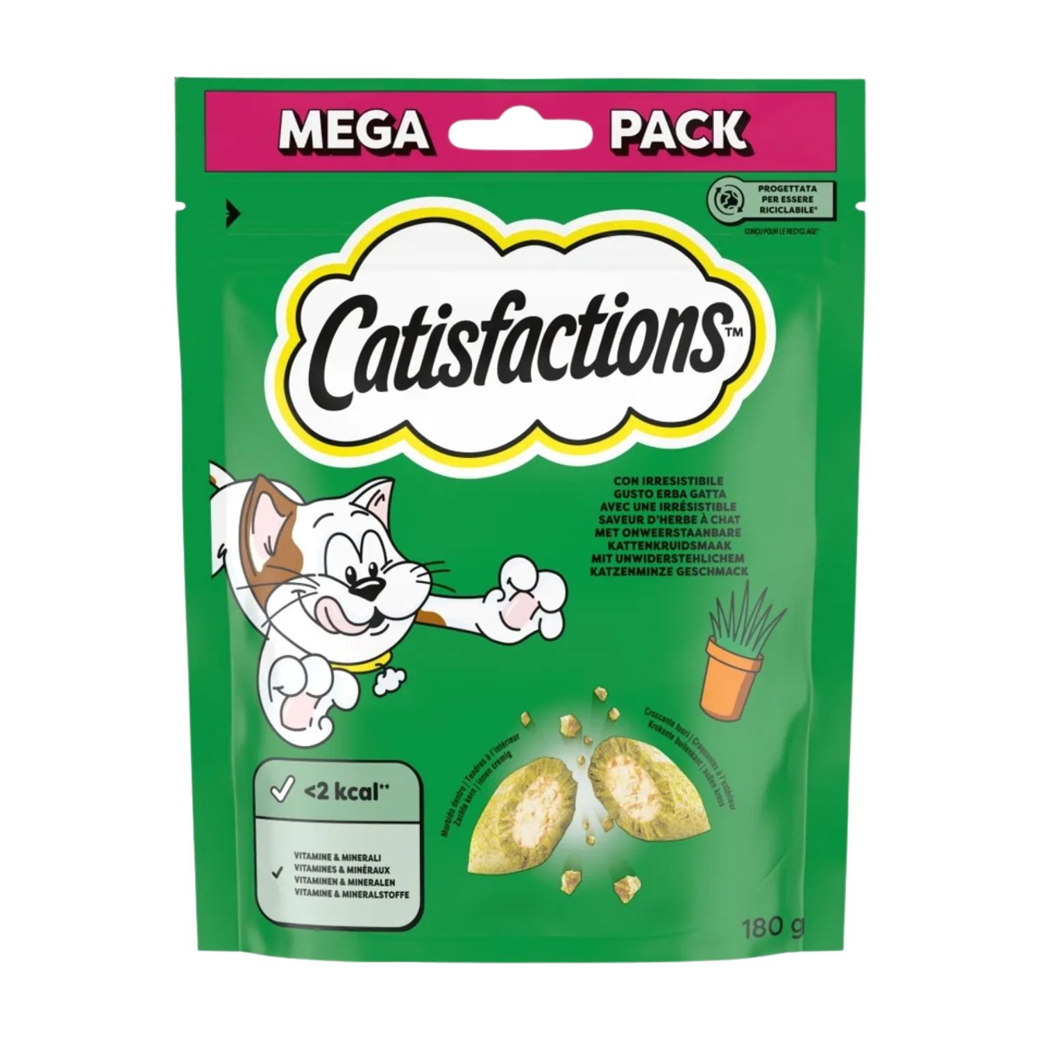 Catisfaction Snack Erba Gatta 180 gr