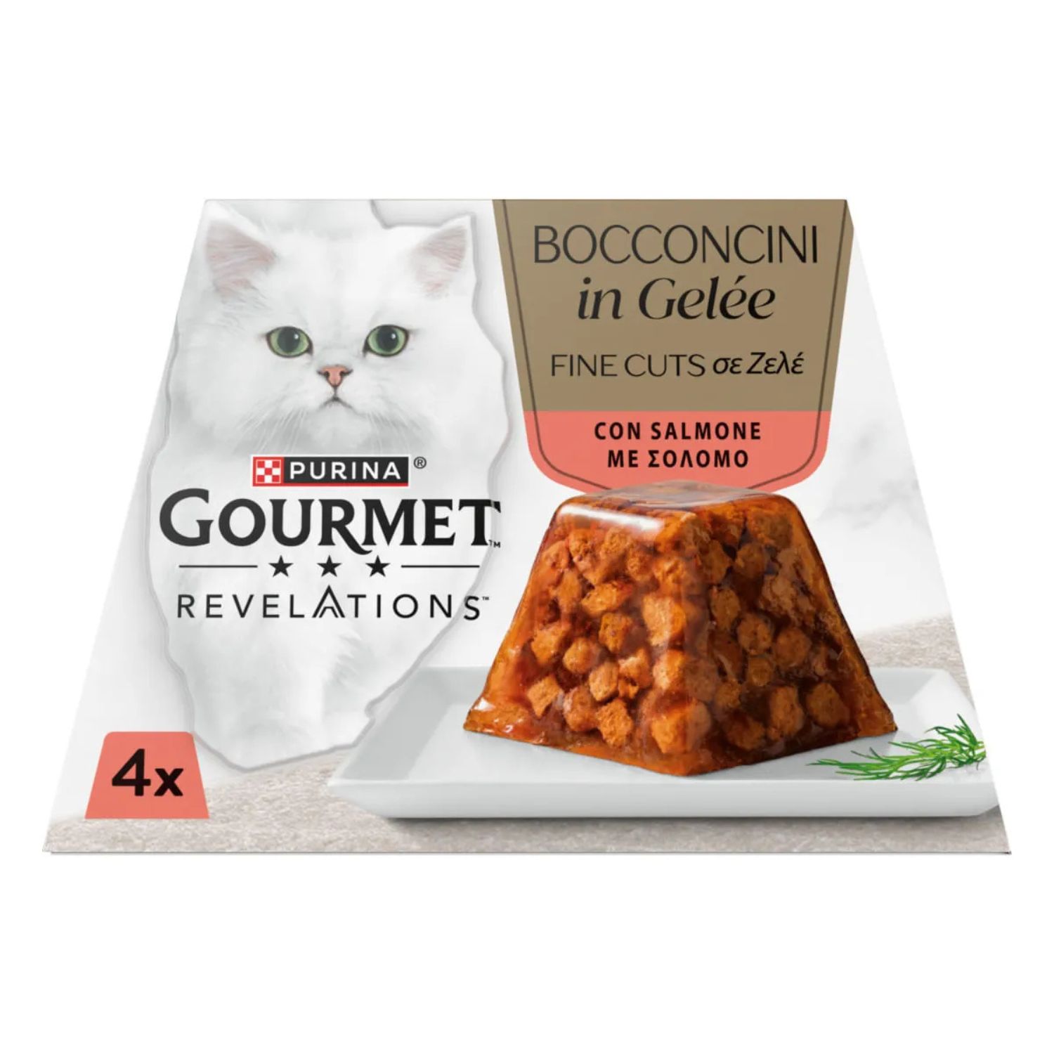 Gourmet Cat Adult Revelations Salmone 4x57g