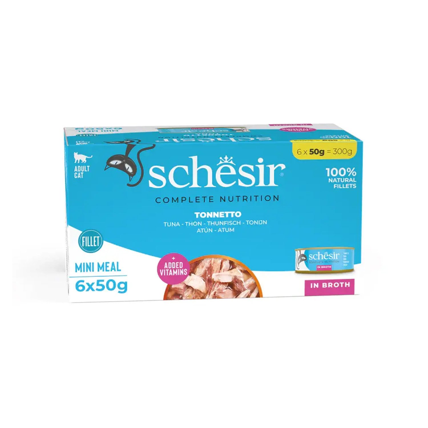 Schesir Cat Tonnetto al Naturale 6x50 gr
