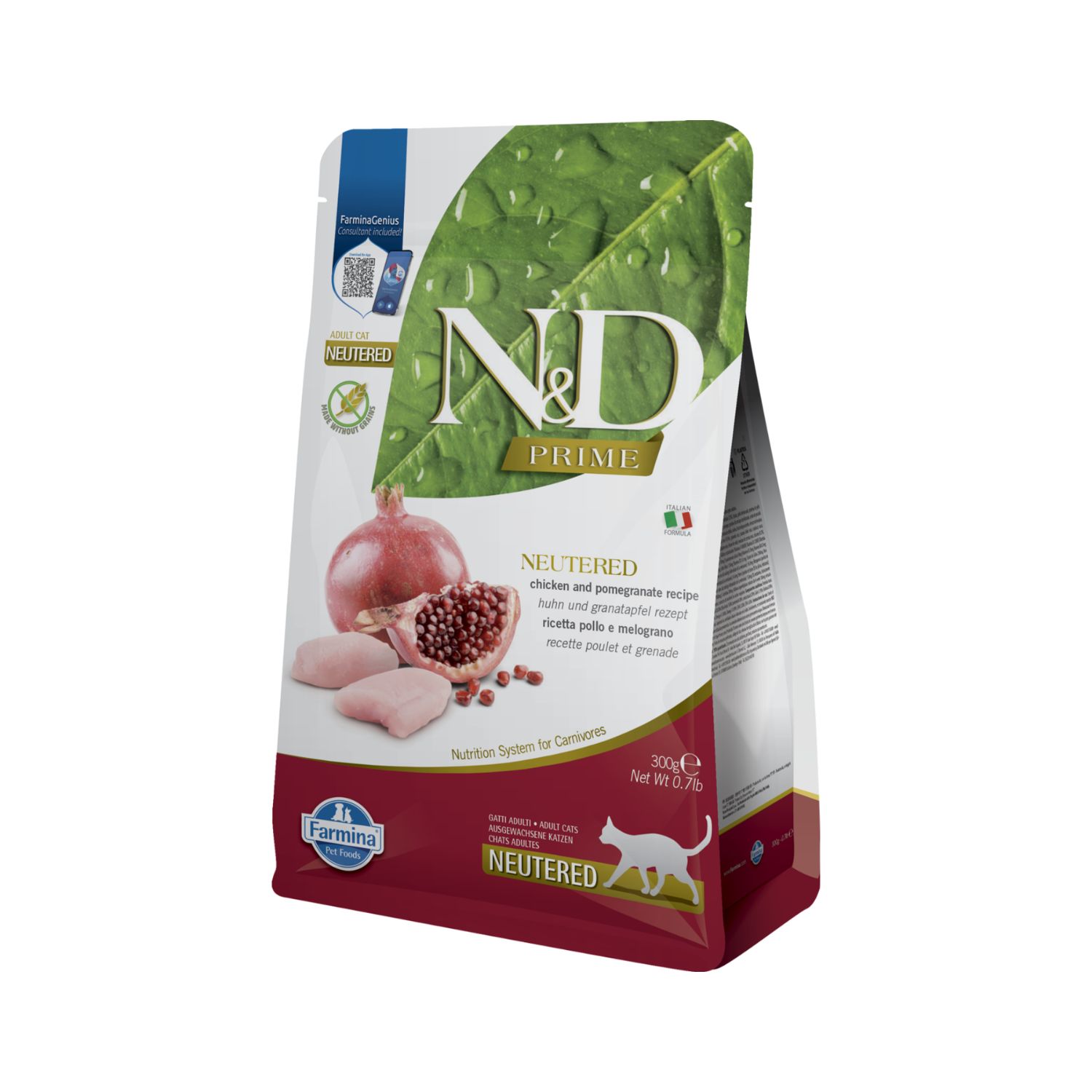 N&D Farmina Farmina N&D Prime Cat Neutered Pollo e Melograno 300 gr