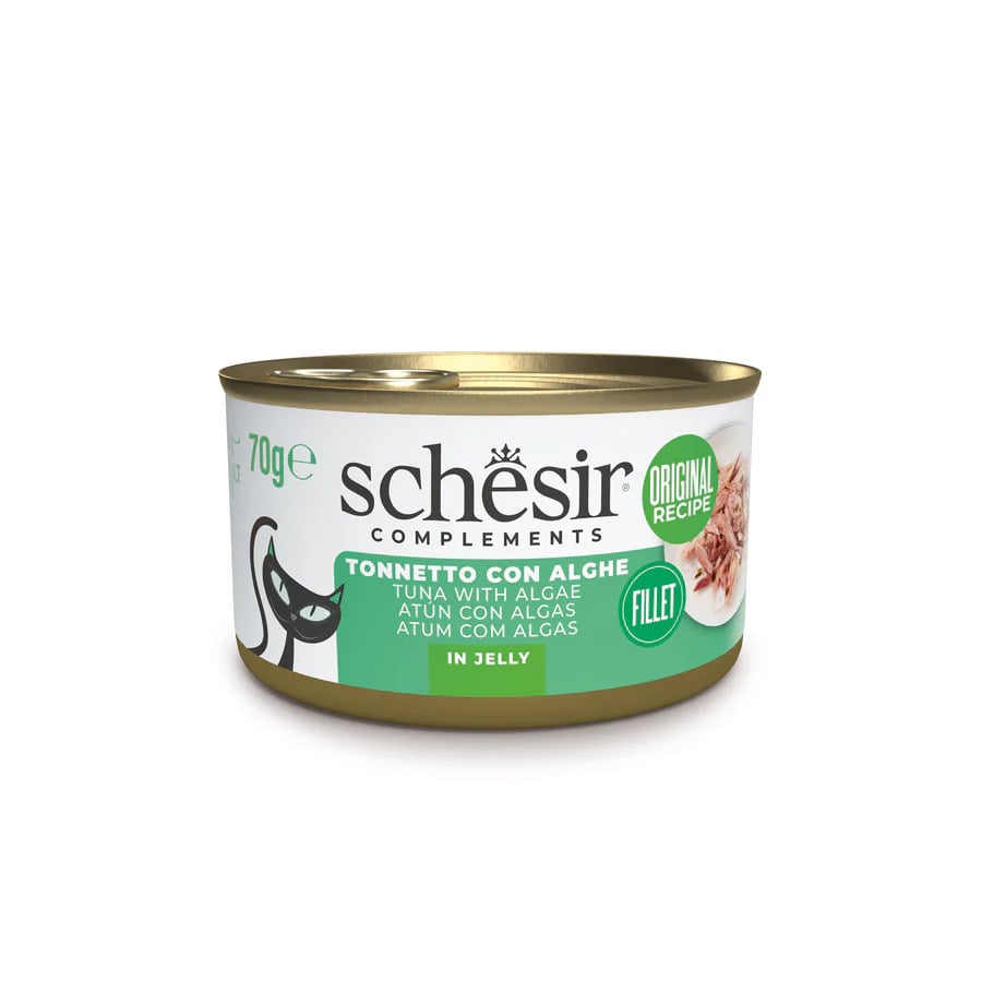 Schesir Cat Jelly Tonnetto con Alghe 70g