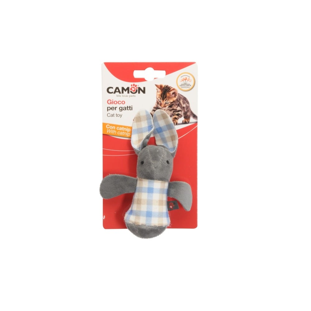 Camon Gioco Topino Oscillante con Catnip