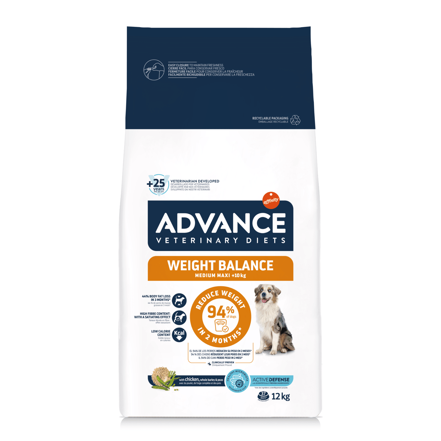 Advance Veterinary Diets Dog Adult Medium-Maxi Weight Balance 12 kg