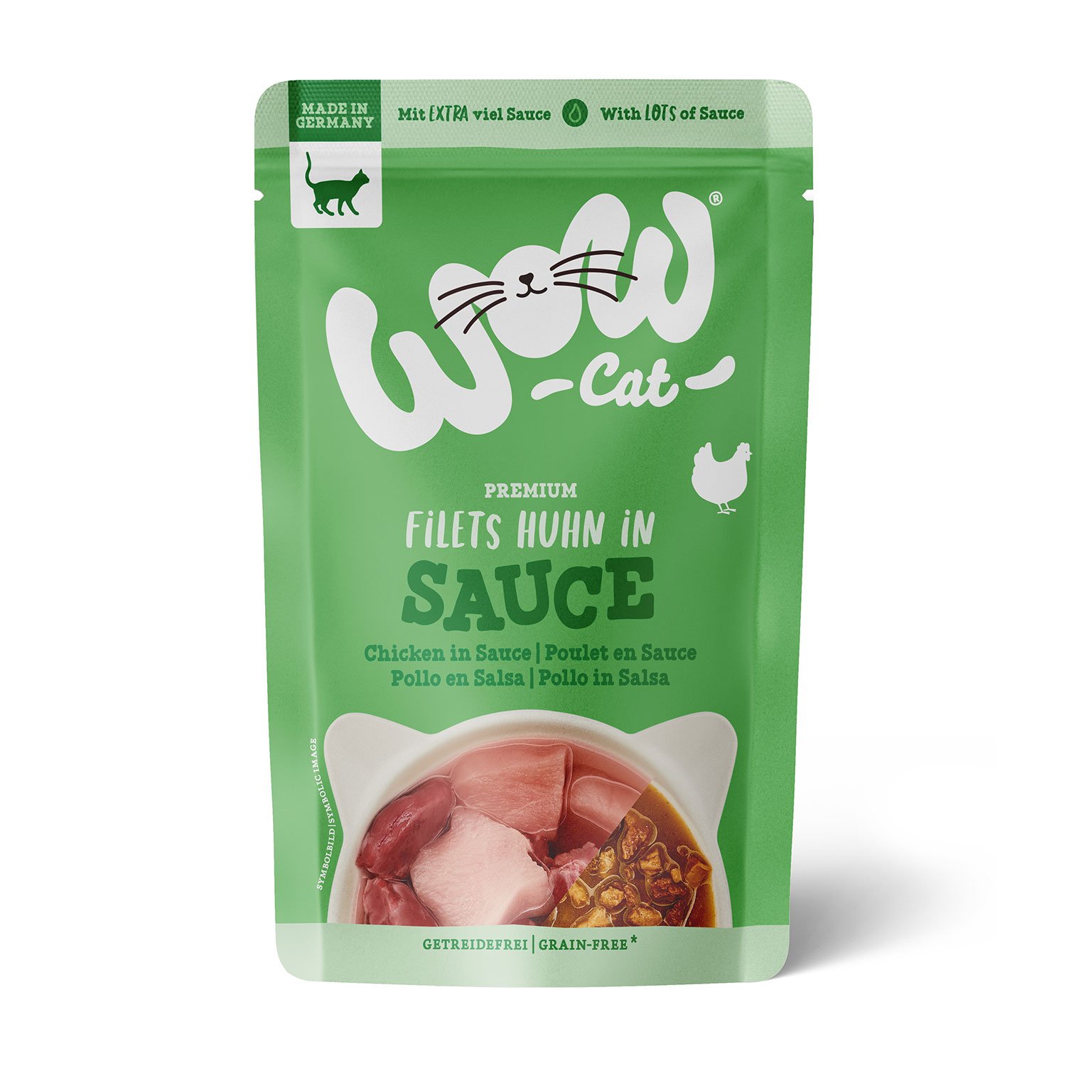 Wow Cat Adult Pollo in salsa 85gr