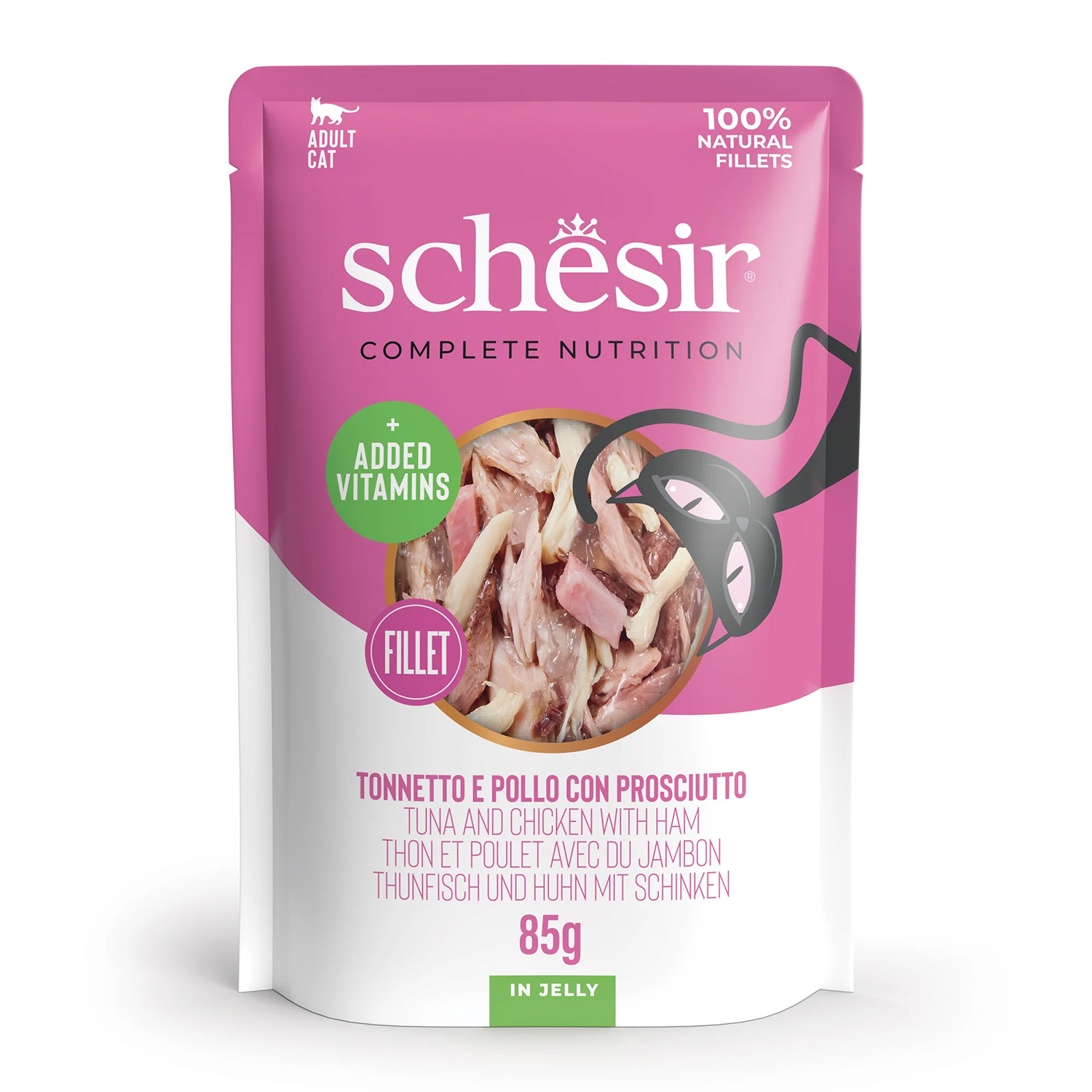 Schesir Cat Tonnetto e Pollo con Prosciutto 85 gr
