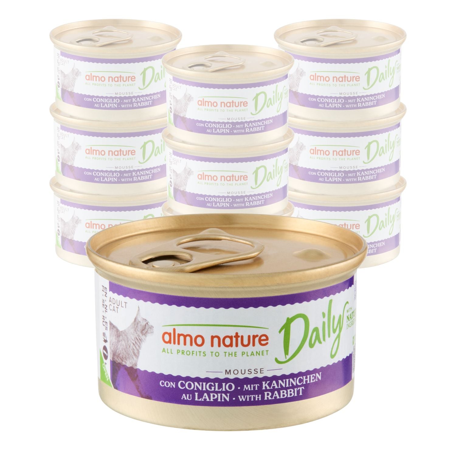 Almo Nature Daily Cat Adult Mousse Coniglio 85g