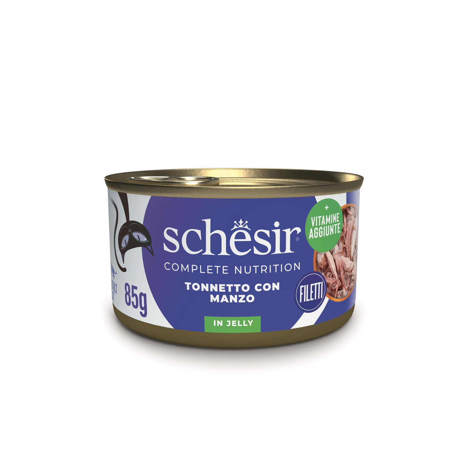 Schesir Cat Adult Tonnetto con manzo jelly 85g