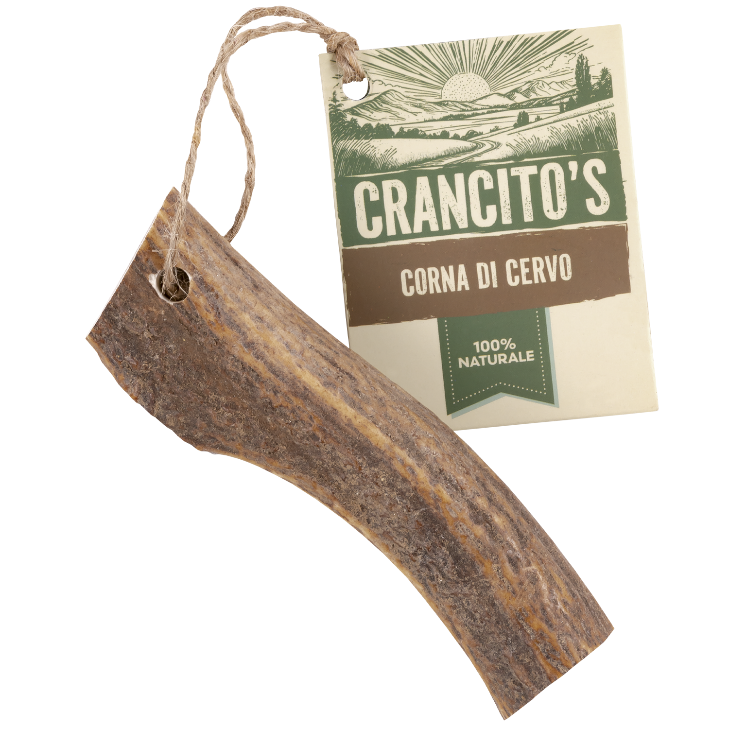 Crancito's Dog Corna di Cervo Small 50-80gr img