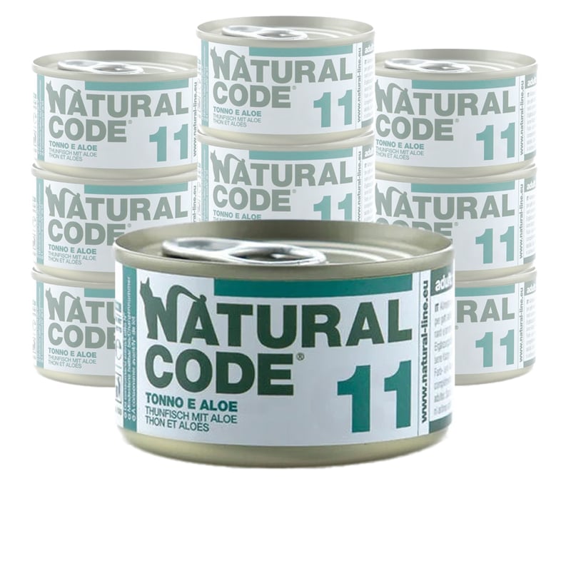 Natural Code Cat Tonno e Aloe lattina 85g n.11