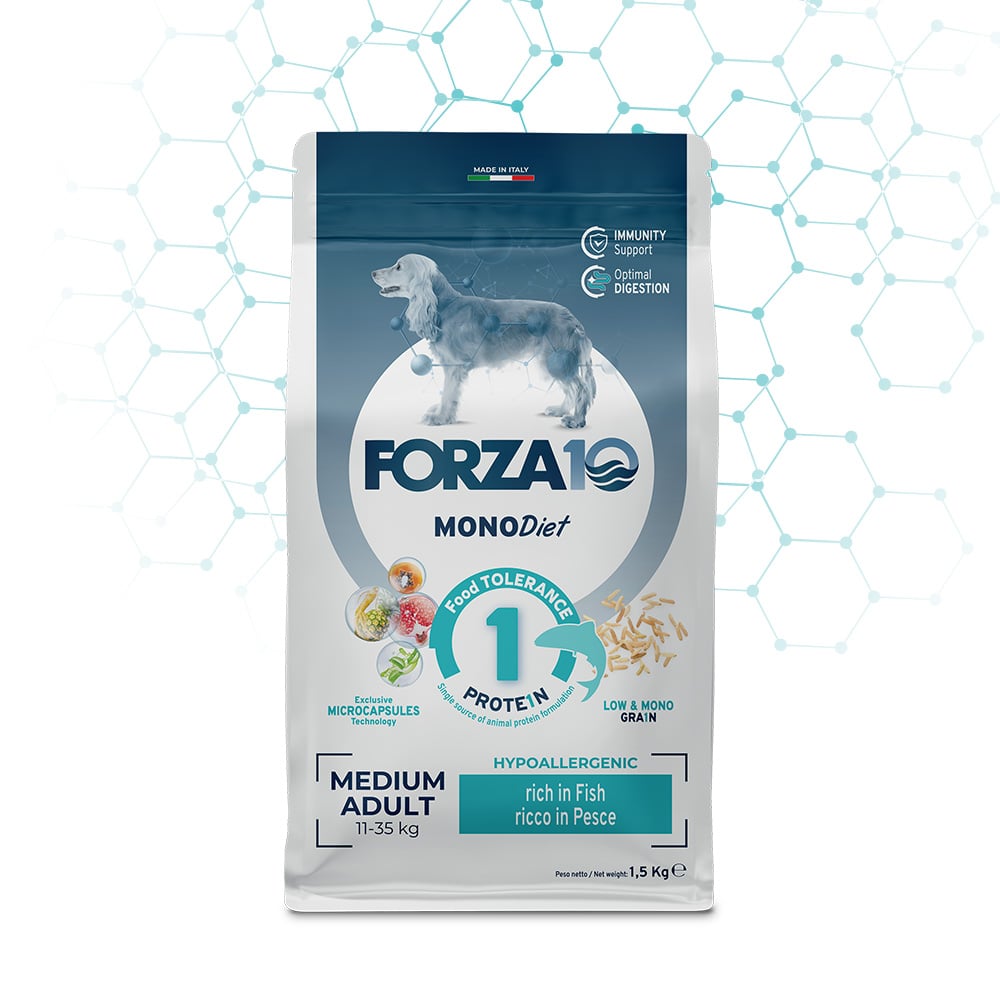 Forza 10 Mono Diet Dog Adult Medium al Pesce 1,5 kg