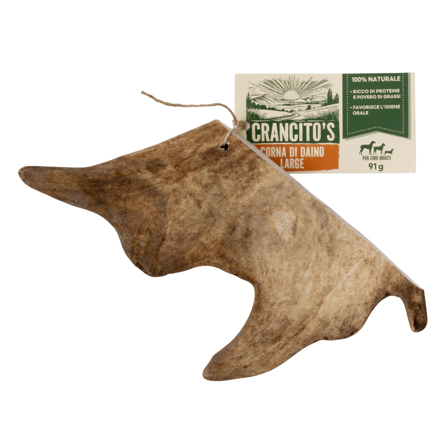 Crancito's Dog Adult Corna di Daino large 91gr