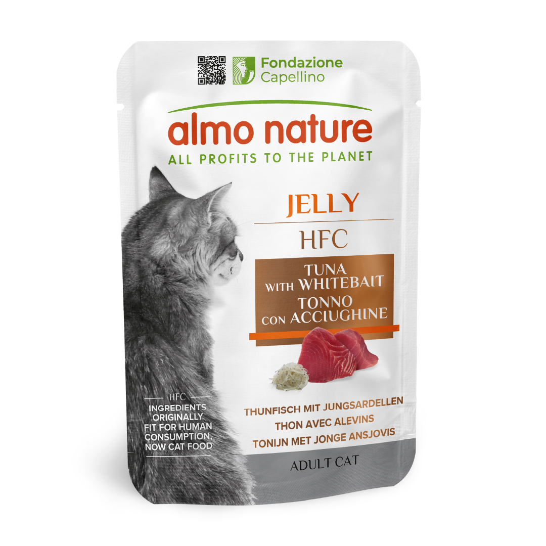 Almo Nature HFC Jelly Cat Tonno con acciughine 55gr