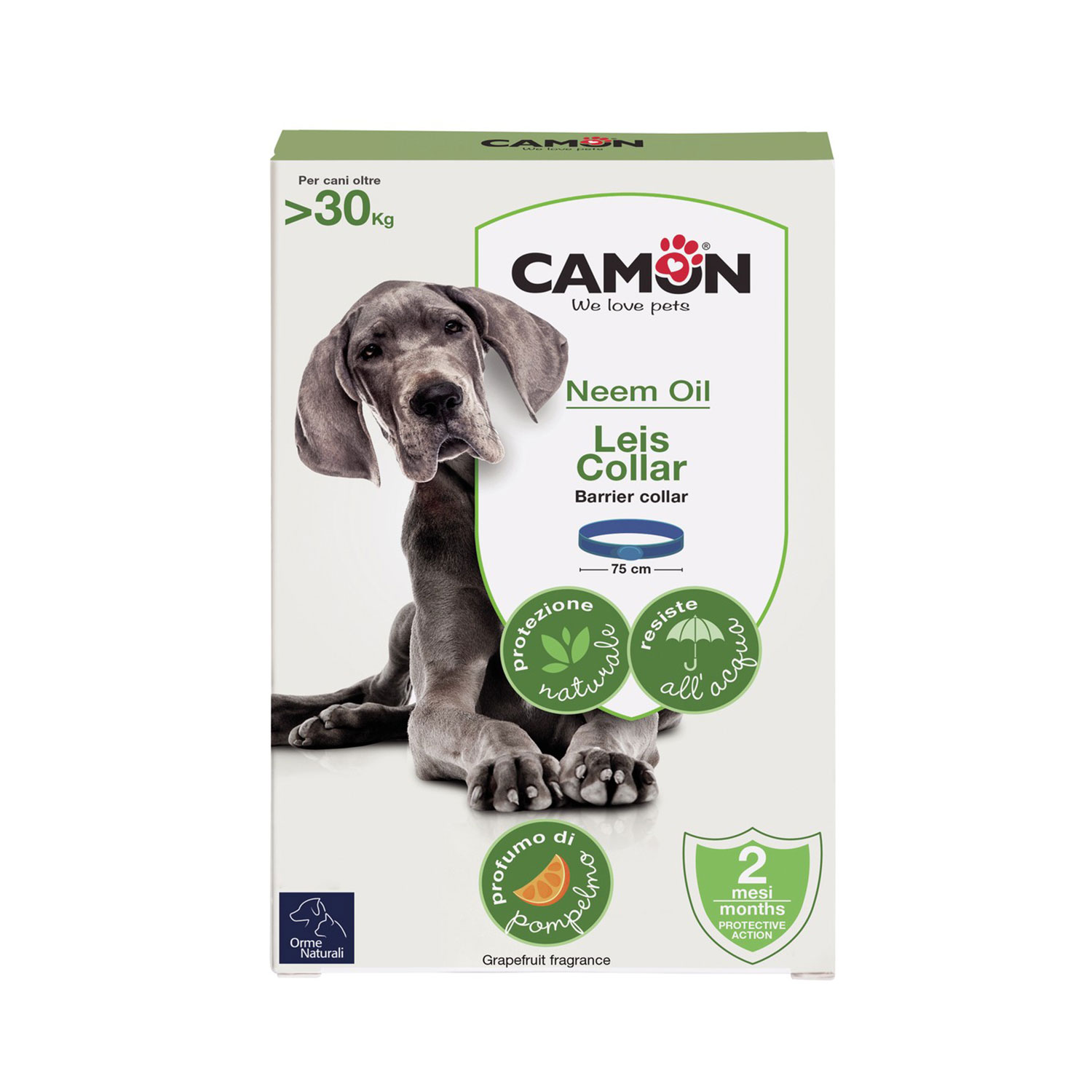 Orme Naturali Leis Collar Collare Barriera all'olio di Neem Maxi img