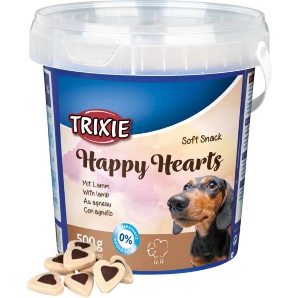Trixie Dog Soft Snack Hearts con agnello 500g