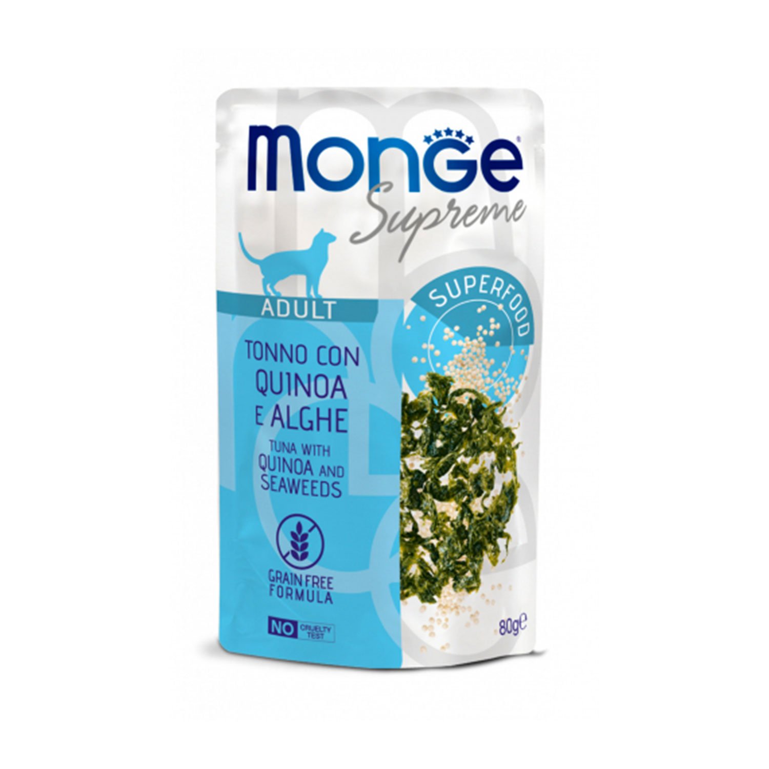 Monge Supreme Cat Adult Tonno con Quinoa e Alghe 80 gr