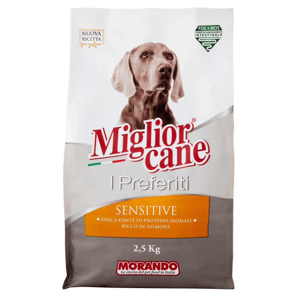 Migliorcane Preferiti Sensitive Salmone 2,5 kg