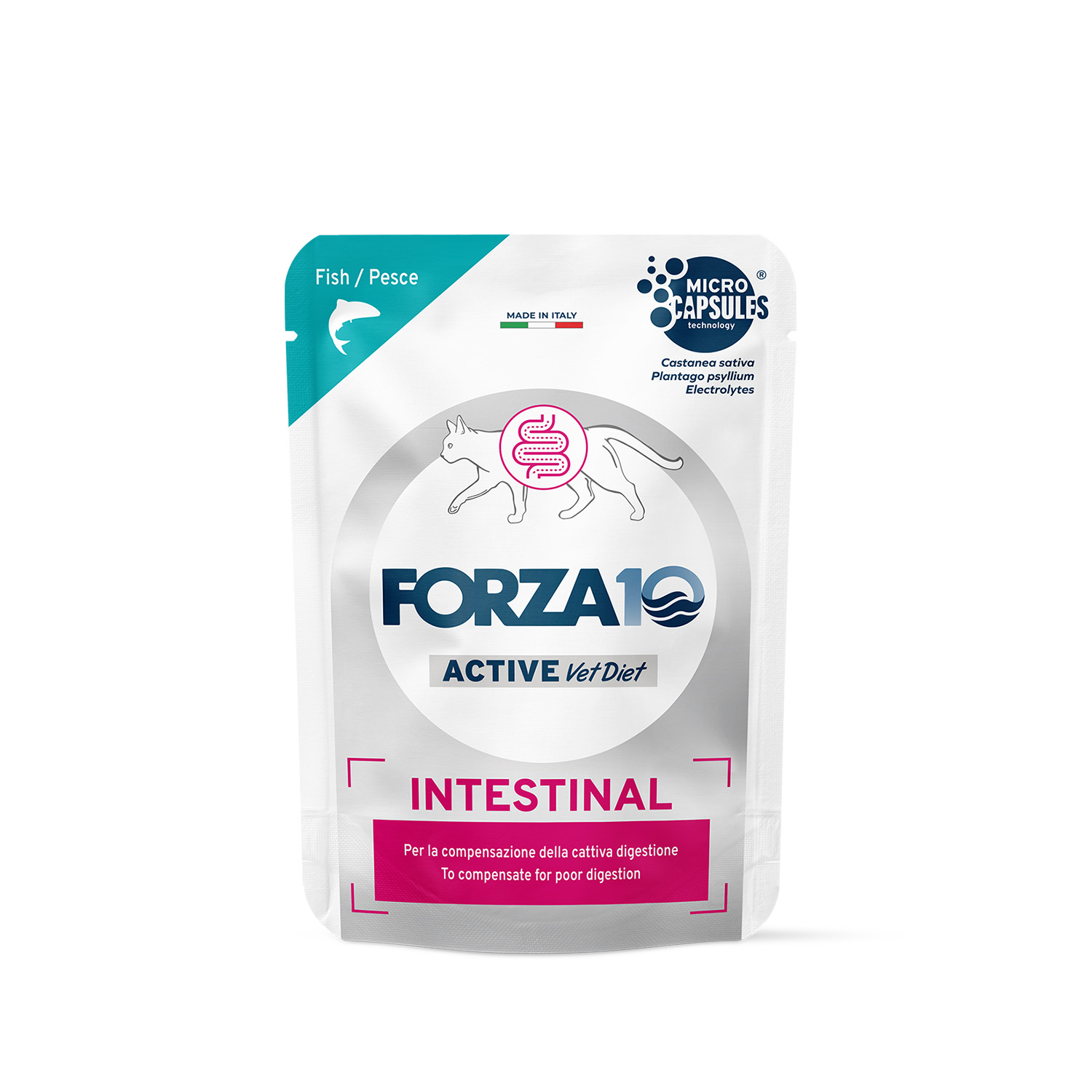 Forza 10 Active Vet Diet Cat Adult Intestinal Pesce 80 gr img