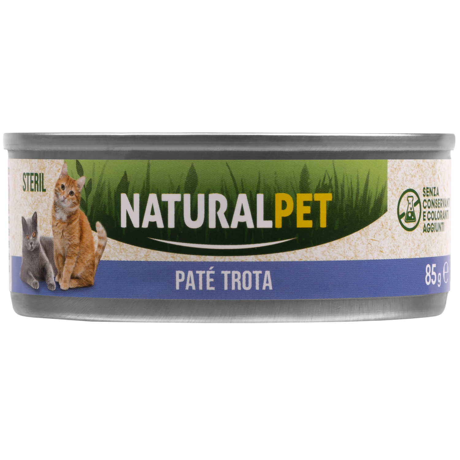 Naturalpet Cat Sterilised Paté alla trota 85gr