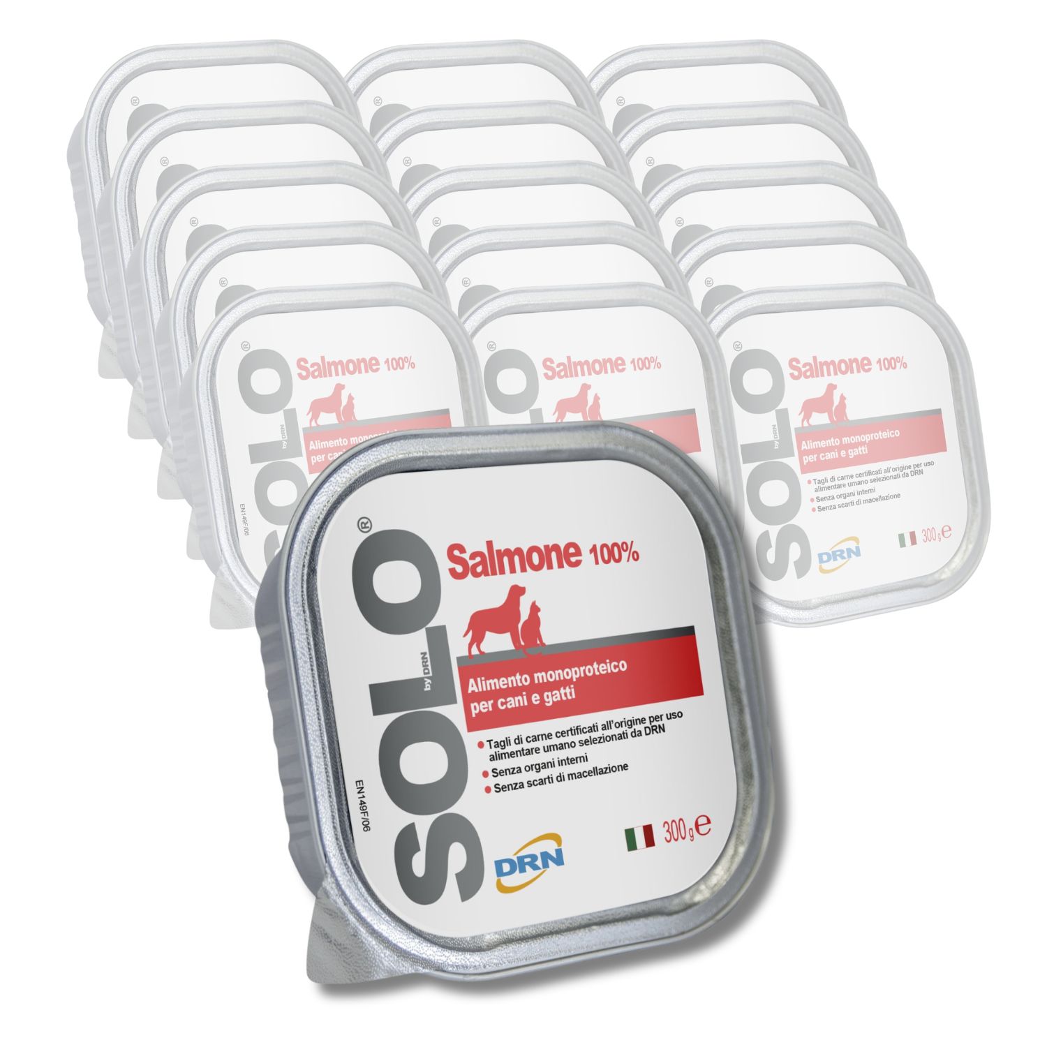 Drn Dog e Cat SOLO Salmone 300 gr