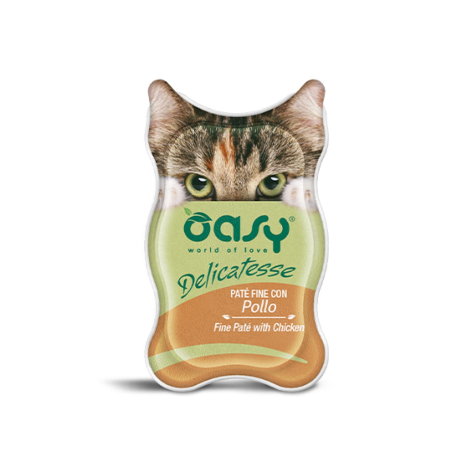 Oasy Cat Adult Delicatesse Paté con Pollo Vaschetta 85 gr