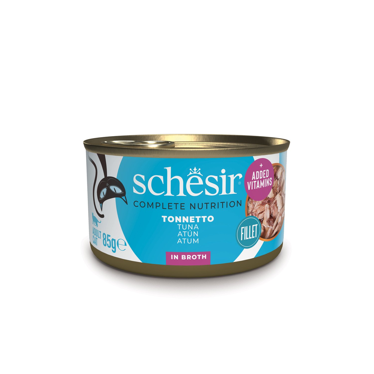 Schesir Cat Adult Tonnetto in brodo 85g
