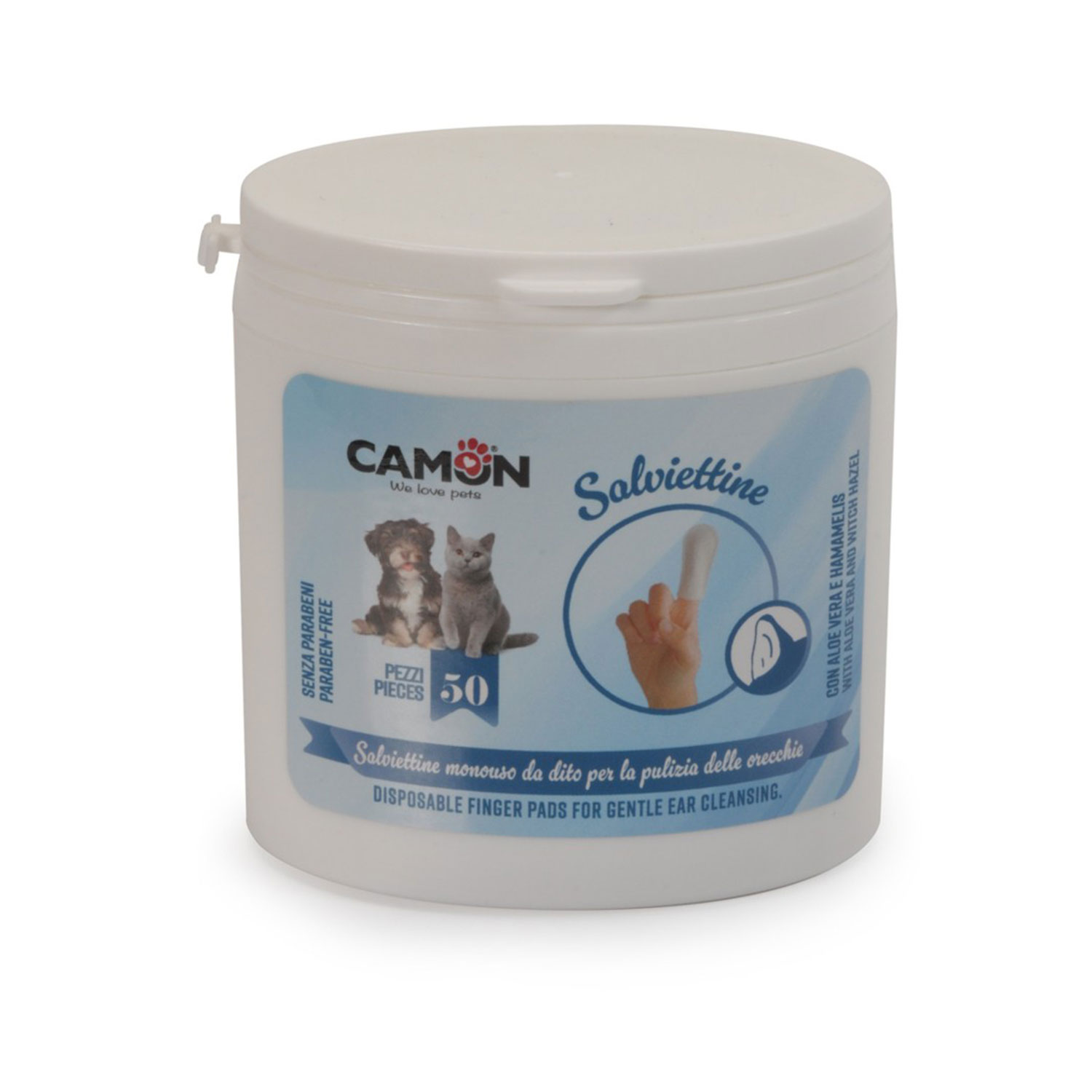 Camon Salviettine monouso per pulizia orecchie 50pz